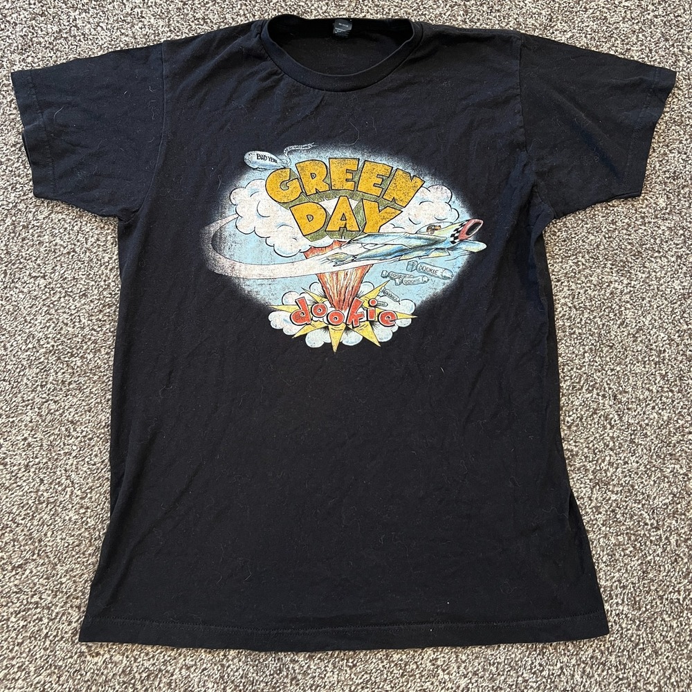 Green Day Dookie T-shirt Tultex Men's Size Medium Dookie Album Punk Rock Emo VTG